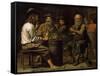 Peasants in a Tavern, 1640S-Mathieu Le Nain-Framed Stretched Canvas