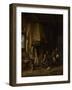 Peasants in an Interior-Adriaen Van Ostade-Framed Art Print