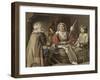 Peasants in an Interior-Mathieu Le Nain-Framed Giclee Print