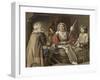 Peasants in an Interior-Mathieu Le Nain-Framed Giclee Print