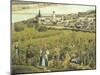 Peasants in Budapest by Janos Szentgyorgyi, Hungary 19th Century Painting-null-Mounted Giclee Print