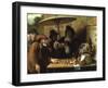 Peasants Listening to a Quack Doctor, 1668-Lambert Doomer-Framed Giclee Print