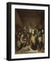 Peasants Making Music and Dancing-Cornelis Pietersz Bega-Framed Art Print