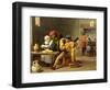 Peasants Making Music in an Inn, c.1635-David Teniers the Younger-Framed Giclee Print