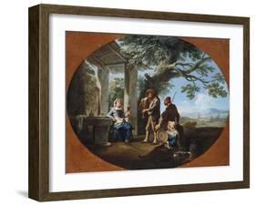 Peasants Making Music in the Roman Campagna-Vincente Carducho-Framed Giclee Print
