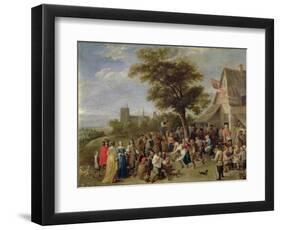 Peasants Merry-Making, c.1650-David Teniers the Younger-Framed Giclee Print