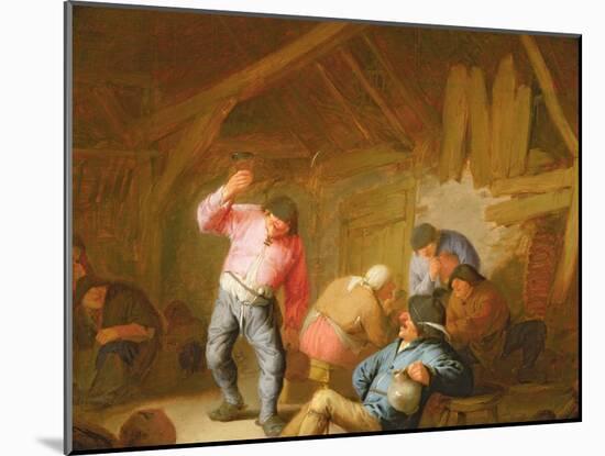 Peasants Merrymaking in an Inn, 1634-Adriaen Jansz. Van Ostade-Mounted Giclee Print