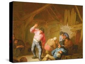 Peasants Merrymaking in an Inn, 1634-Adriaen Jansz. Van Ostade-Stretched Canvas