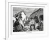 Peasants of Auvergne, France, 19th Century-null-Framed Giclee Print