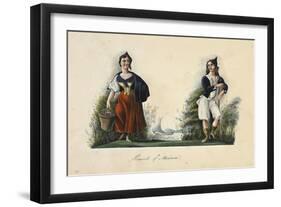 Peasants of Madeira-null-Framed Giclee Print