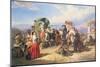 Peasants of the Campagna, 1860-Robert Alexander Hillingford-Mounted Giclee Print