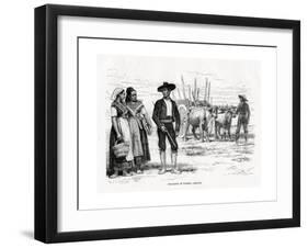 Peasants of Toledo, Castilla-La Mancha, Spain, 1879-null-Framed Giclee Print