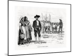 Peasants of Toledo, Castilla-La Mancha, Spain, 1879-null-Mounted Giclee Print
