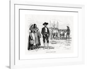 Peasants of Toledo, Castilla-La Mancha, Spain, 1879-null-Framed Giclee Print