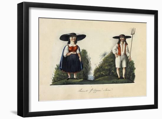 Peasants of Upper Beira-null-Framed Giclee Print