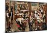 Peasants Paying Tithes-Pieter Bruegel the Elder-Mounted Giclee Print