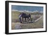 Peasants Ploughing a Field in the North of Italy, the Magazine Allemand Jugend. 1879-Giovanni Segantini-Framed Giclee Print