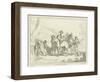 Peasants Resting on their Way to Market-Johannes Lingelbach-Framed Giclee Print