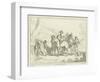 Peasants Resting on their Way to Market-Johannes Lingelbach-Framed Giclee Print