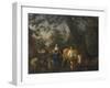 Peasants with Cattle Fording a Stream-Adriaen van de Velde-Framed Giclee Print