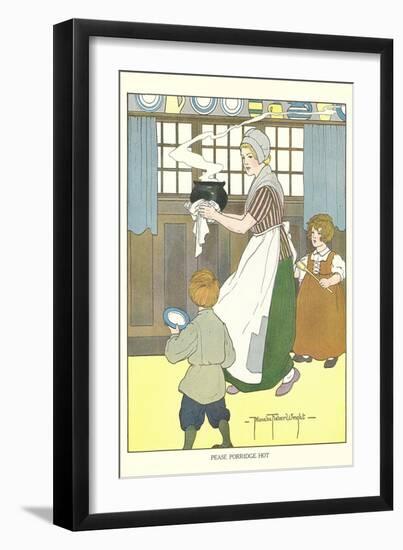 Pease Porridge Hot-null-Framed Art Print