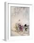 Peaseblossom, Cobweb, Mote & Mustardseed-Arthur Rackham-Framed Art Print