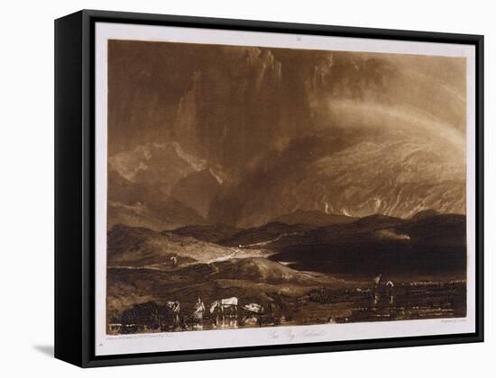 Peat Bog, Scotland, Engraved by George Clint (1770-1854)-J. M. W. Turner-Framed Stretched Canvas