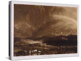 Peat Bog, Scotland, Engraved by George Clint (1770-1854)-J. M. W. Turner-Stretched Canvas