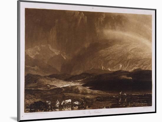 Peat Bog, Scotland, Engraved by George Clint (1770-1854)-J. M. W. Turner-Mounted Giclee Print