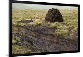 Peat Cutting, Connemara, County Galway, Connacht, Republic of Ireland-Gary Cook-Framed Photographic Print