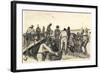 Peat Diggers in the Dunes-Vincent van Gogh-Framed Giclee Print