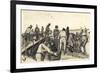 Peat Diggers in the Dunes-Vincent van Gogh-Framed Giclee Print