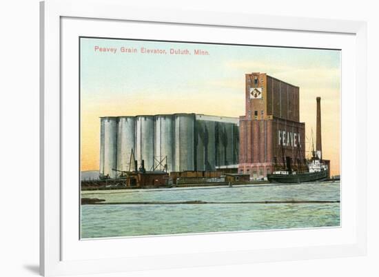 Peavey Grain Elevator, Duluth, Minnesota-null-Framed Art Print