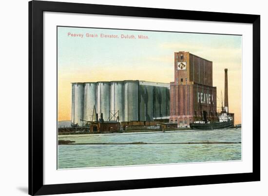 Peavey Grain Elevator, Duluth, Minnesota-null-Framed Art Print