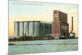 Peavey Grain Elevator, Duluth, Minnesota-null-Mounted Art Print