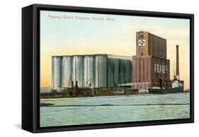 Peavey Grain Elevator, Duluth, Minnesota-null-Framed Stretched Canvas