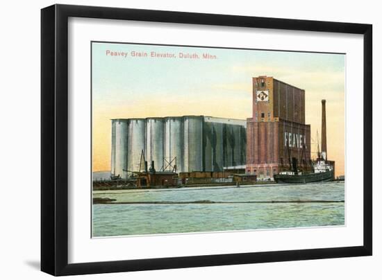 Peavey Grain Elevator, Duluth, Minnesota-null-Framed Art Print