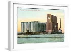 Peavey Grain Elevator, Duluth, Minnesota-null-Framed Art Print