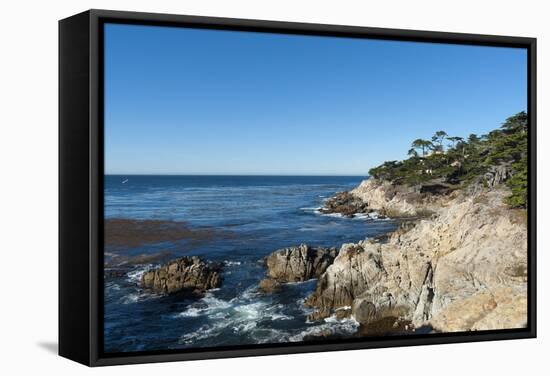 Pebble Beach, 17 Miles Drive, Carmel, California, United States of America, North America-Sergio-Framed Stretched Canvas