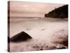 Pebble Beach along Ocean Drive, Acadia National Park, Maine, USA-Joanne Wells-Stretched Canvas