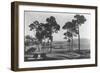 Pebble Beach, CA - Golf Course Coast View Photograph-Lantern Press-Framed Art Print