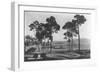 Pebble Beach, CA - Golf Course Coast View Photograph-Lantern Press-Framed Art Print