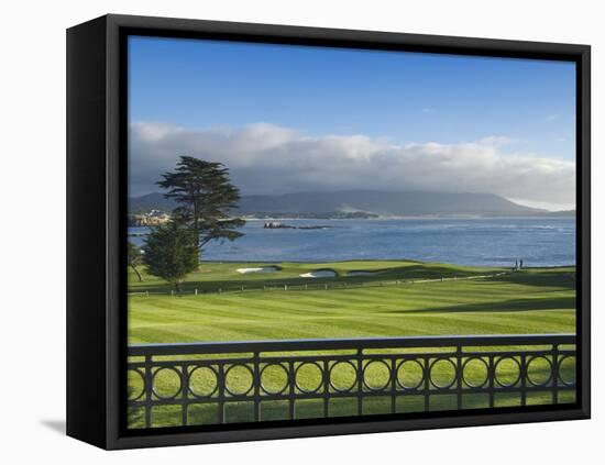 Pebble Beach Golf Club, Carmel, California, USA-Rob Tilley-Framed Stretched Canvas