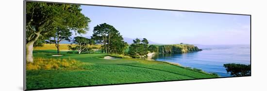 Pebble Beach Golf Course, Pebble Beach, Monterey County, California, USA-null-Mounted Photographic Print