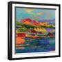 Pebble Beach towards Carmel-Peter Graham-Framed Giclee Print