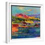 Pebble Beach towards Carmel-Peter Graham-Framed Giclee Print