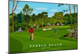 Pebble Beach-Mark Ulriksen-Mounted Premium Giclee Print
