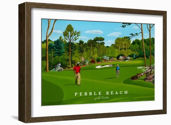 Pebble Beach-Mark Ulriksen-Framed Art Print