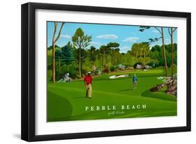 Pebble Beach-Mark Ulriksen-Framed Art Print