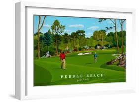 Pebble Beach-Mark Ulriksen-Framed Art Print